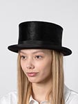 Шляпа CHRISTYS арт. FUR POLISHED DRESSAGE cst100009 (black)